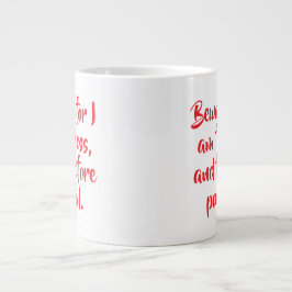 Personalisierte Furchtlose Frauenquote Moderne Sch Jumbo-Tasse