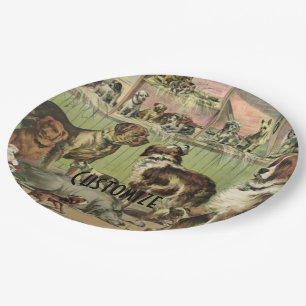 Personalisierte Furry Friends Hunde Liebhaber Pappteller