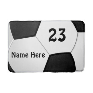 Personalisierte Fußball-Bad-Matte Ihr Name und Badematte