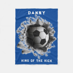 Personalisierte Fußball-Geschenk-Fleece-Decke Fleecedecke