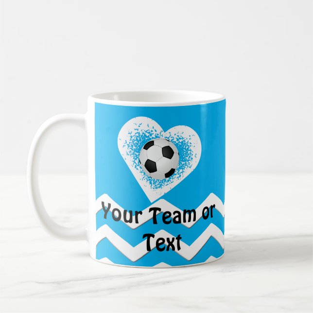 Personalisierte Fußball-Geschenke für Spieler Ihr Kaffeetasse (Links)
