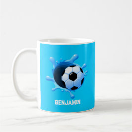 Personalisierte Fußball-Kaffee-Tasse Kaffeetasse