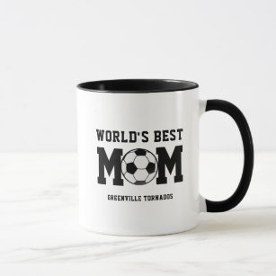 Personalisierte Fußball-Mama Geschenk für Mama Kaf Tasse