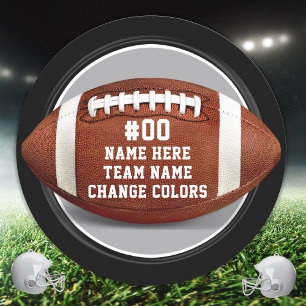 Personalisierte Fußball-Sticker, Größe auswählen, Runder Aufkleber