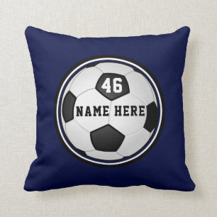 Personalisierte Fußballgeschenke für Jungen in j Kissen