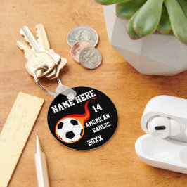 Personalisierte Fußballketten Schlüsselanhänger