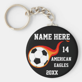 Personalisierte Fußballketten Schlüsselanhänger