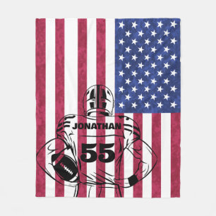 Personalisierte Fußballmannschaft, Fußball Fleecedecke