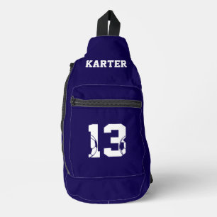 Personalisierte Fußballstiefel Crossbody Bag