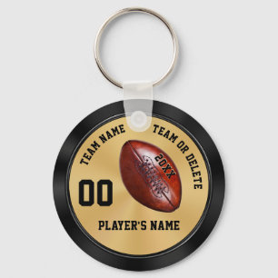 Personalisierte Fußballteam-Geschenke, Schwarz und Schlüsselanhänger