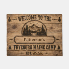 Personalisierte Fußmatte Fryeburg Maine Camp