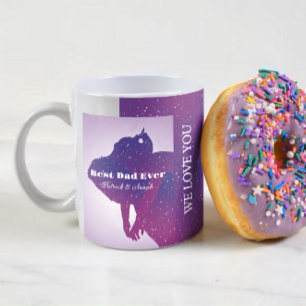 Personalisierte Galaxy Vater Tasse - Bester Vater 