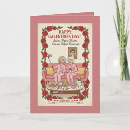 Personalisierte Galentine's Day Karte