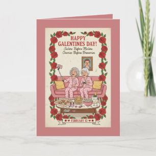 Personalisierte Galentine's Day Karte