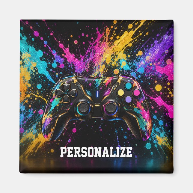 Personalisierte Gaming  Magnet (Vorne)