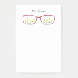 Personalisierte Gänseblümchen-u. Post-it Klebezettel