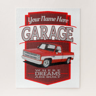 Personalisierte Garage C10 Puzzle