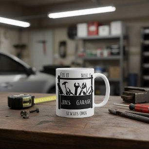 Personalisierte Garage  Kaffeetasse