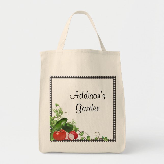 Personalisierte Garten-Tasche Tragetasche (Vorne)