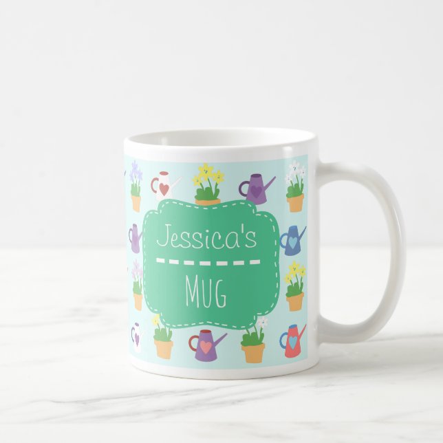Personalisierte Garten-Tasse Tasse (Rechts)