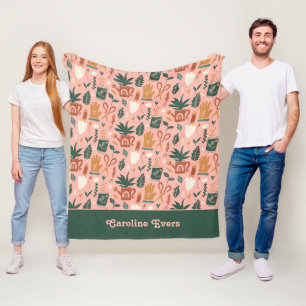 Personalisierte Gartenarbeit Fleecedecke