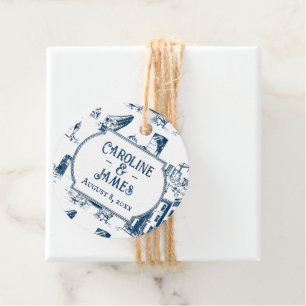 Personalisierte Gastgeschenk Hochzeit der Boston T Geschenkanhänger
