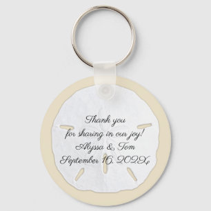 Personalisierte Gastgeschenk Hochzeit des Big Sand Schlüsselanhänger