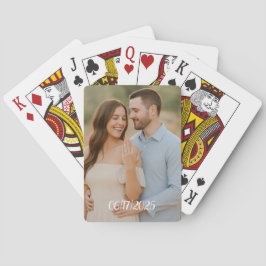 Personalisierte Gastgeschenk Hochzeit Spielkarten