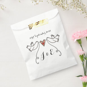 Personalisierte Gastgeschenk Hochzeit-Taschen Geschenktütchen