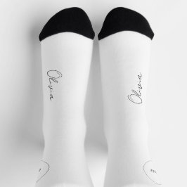 Personalisierte Gastgeschenk Hochzeit von Bridenna Socken