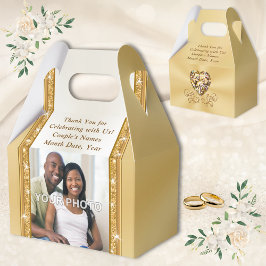 Personalisierte Gastgeschenk Hochzeiten, Foto oder Geschenkschachtel