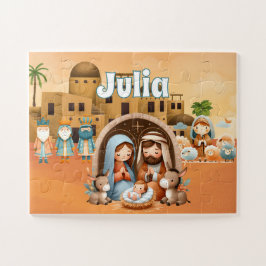 Personalisierte Geburt Christi  Puzzle