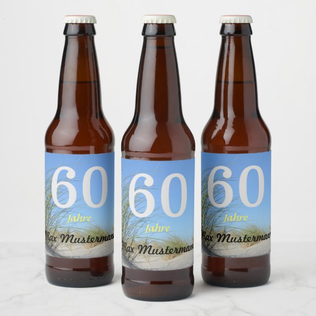 personalisierte Geburtstag Bierflaschenetikett (Flaschen)
