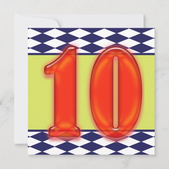 Personalisierte Geburtstagseinladung Einladung (Vorderseite)