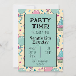 Personalisierte Geburtstagseinladung Einladung