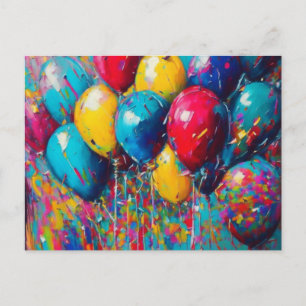 Personalisierte Geburtstagseinladungen   Geschlech Postkarte