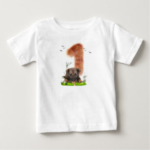 Personalisierte Geburtstagsfeier Baby Mädchen und T-shirt