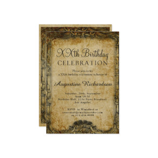 Personalisierte Geburtstagsfoto Vorlage Retro Vint