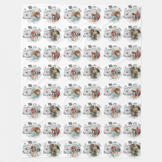 Personalisierte Geburtstagsgeschenke für den Enkel Fleecedecke