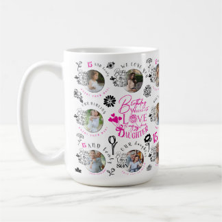Personalisierte Geburtstagsgeschenke für Töchter Kaffeetasse