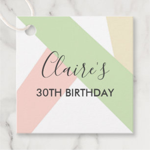 Personalisierte Geburtstagsgeschenke Tags, Geburts Geschenkanhänger