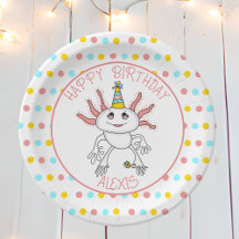 Personalisierte Geburtstagsparty von Axolotl Theme