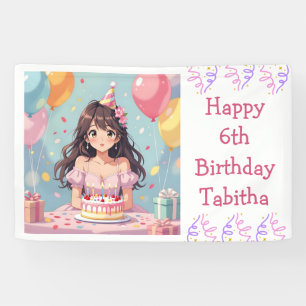 Personalisierte Geburtstagsparty von niedlich Anim Banner