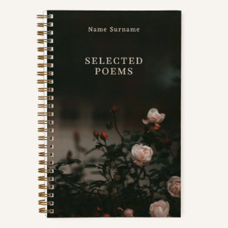 Personalisierte Gedichte & melancholische Rosen (k Notizbuch