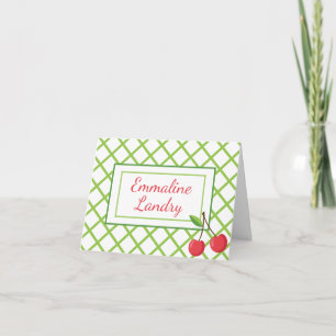 Personalisierte geflochtene Mitteilungskarten