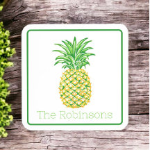 Personalisierte gelbe Ananas