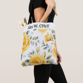 Personalisierte Gelbe Rosen und RX-Symbol Totbeute