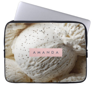 Personalisierte Gemütlichkeit Vanilla Besichtigung Laptopschutzhülle