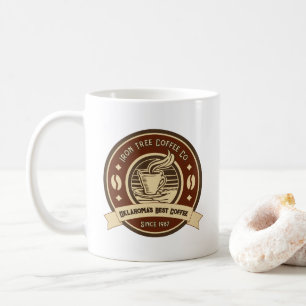 Personalisierte generische Coffee Shop Rustikale V Kaffeetasse