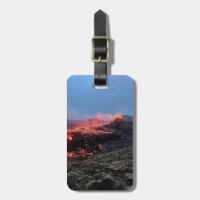 Personalisierte Gepäckmarke - Vulkan Island